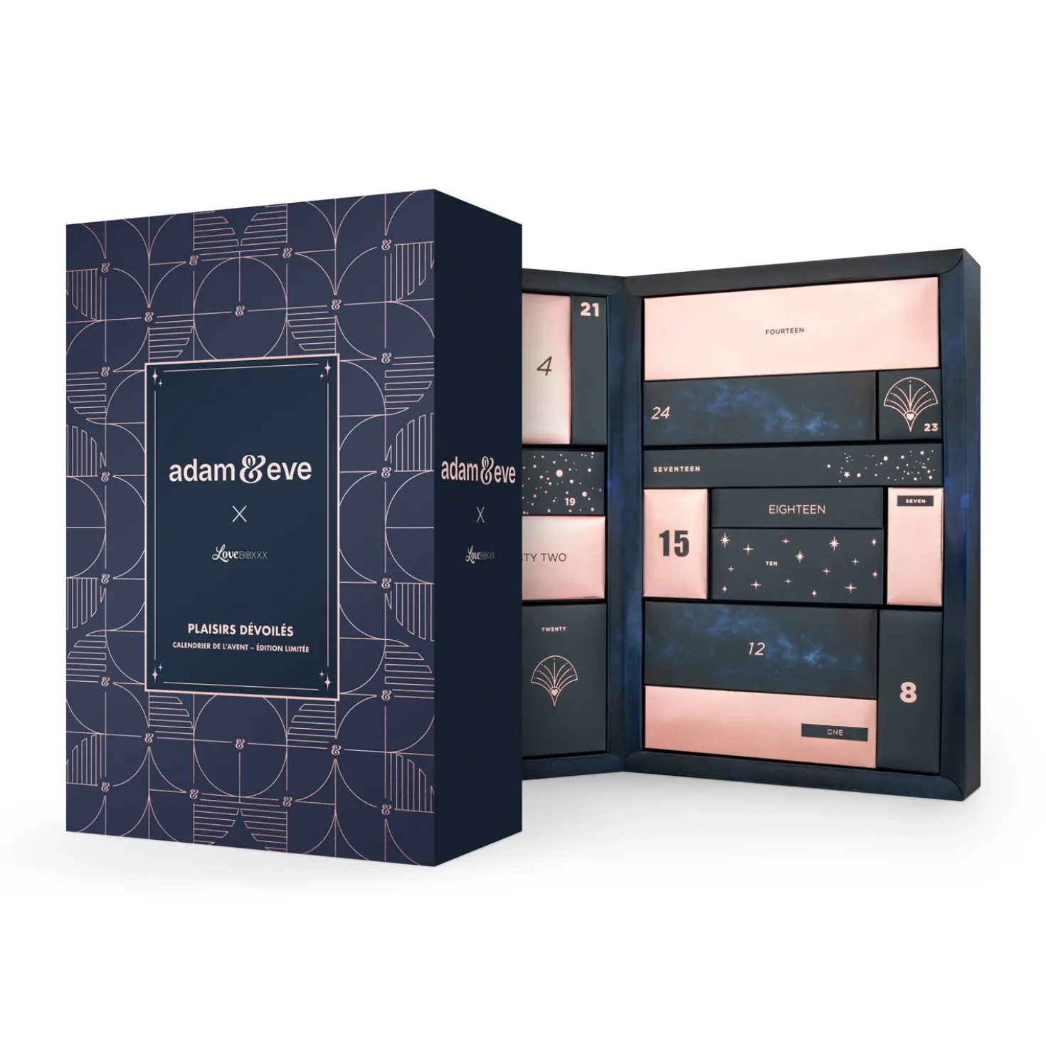 Adam et Eve Coffret 24 jours - Plaisirs Dévoilés
