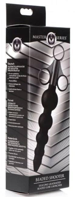 Applicateur de lubrifiant pour perles graduées en silicone