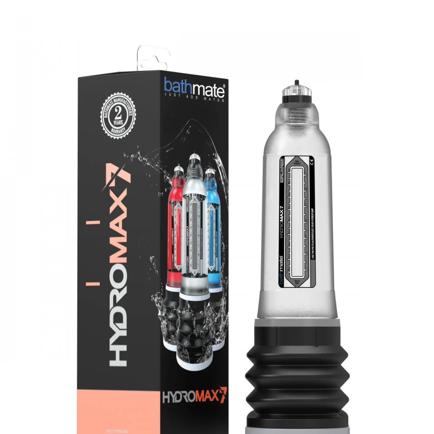 Bathmate - Pompe succion "Hydromax 7" - Transparent
