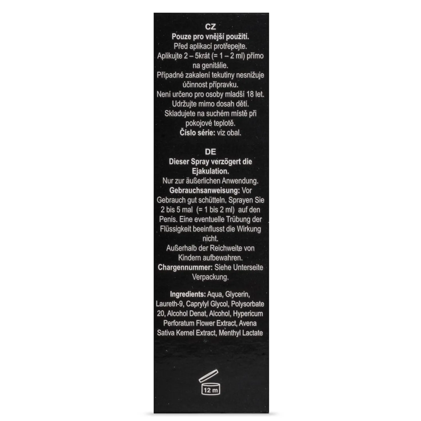 Black Stone Delay Spray