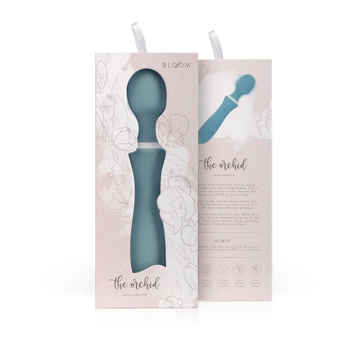 Bloom - The Orchid Vibromasseur Wand - Technologie Swipe