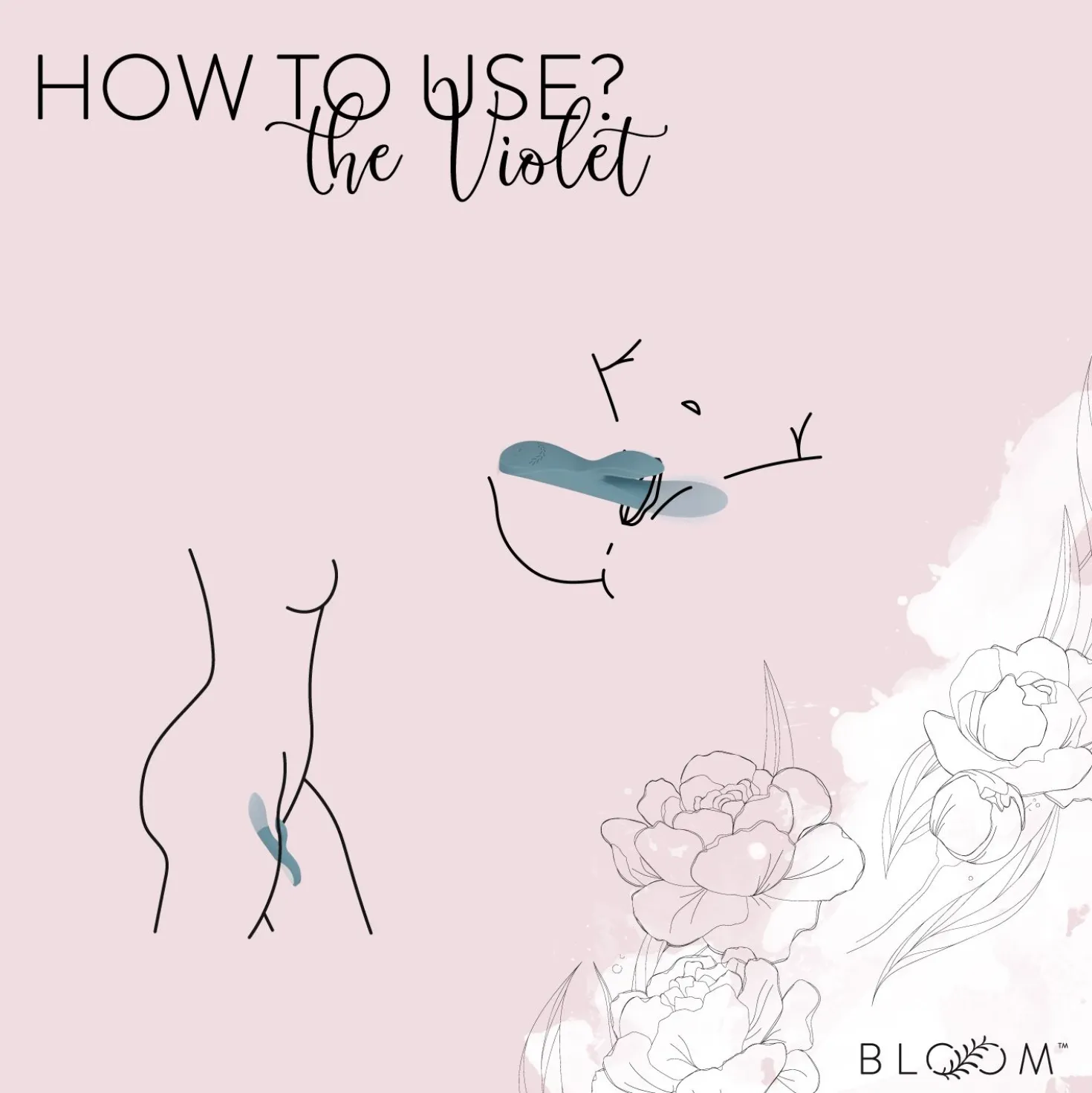 Bloom - The Violet Vibromasseur Rabbit - Technologie Swipe