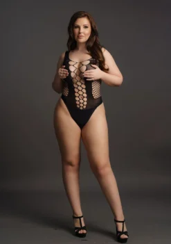Body contrasté noir Forme généreuses