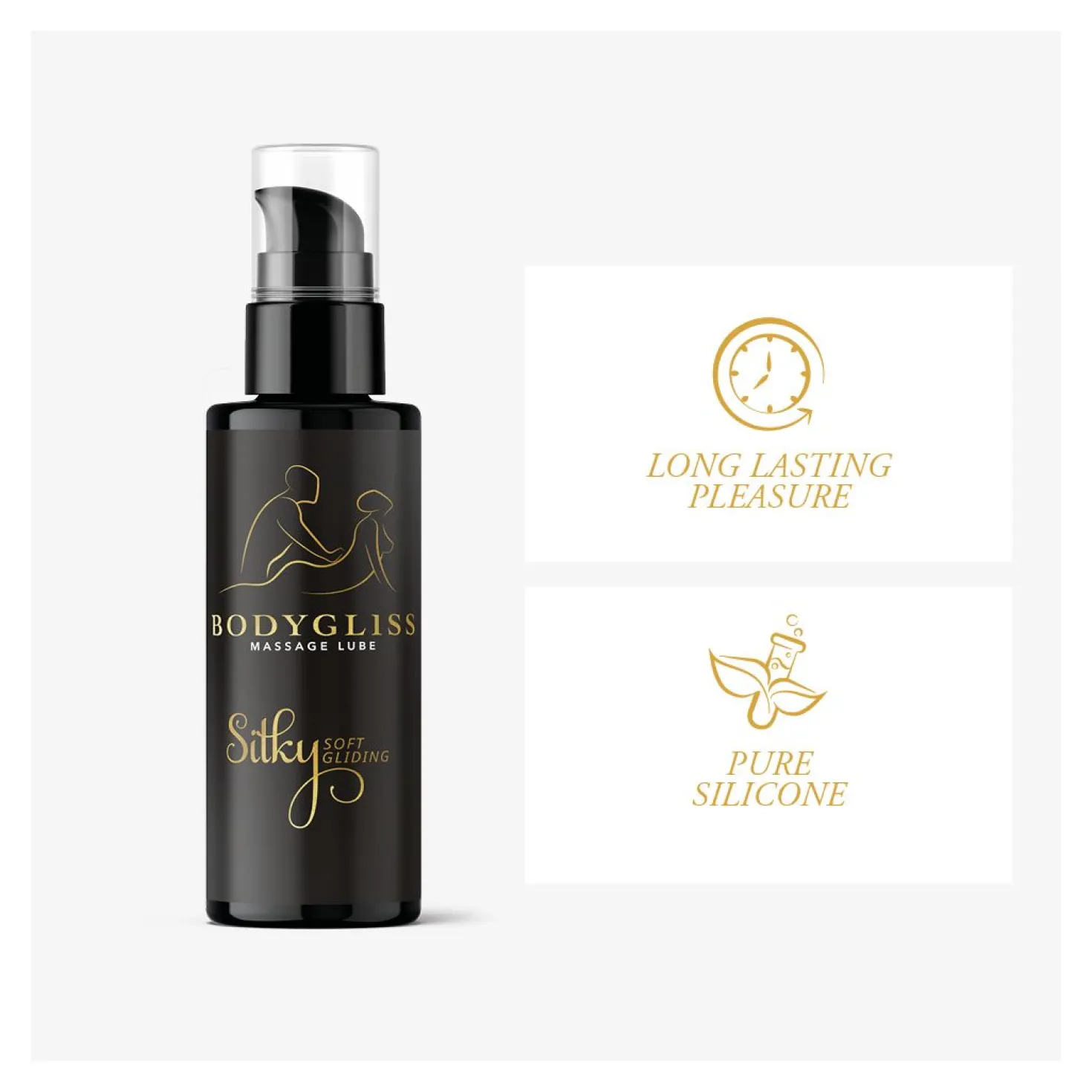 BodyGliss - Lubrifiant doux et soyeux à base de silicone Erotic Collection - 250 ml