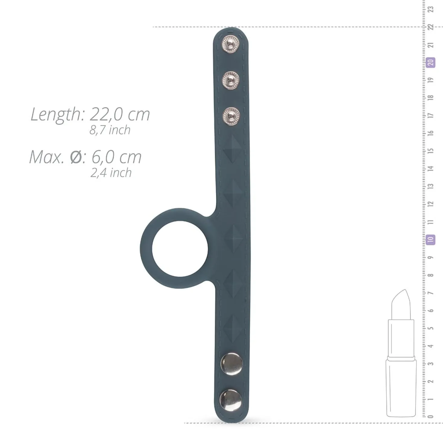 Boners Sangle de pénis et testicules - S/M