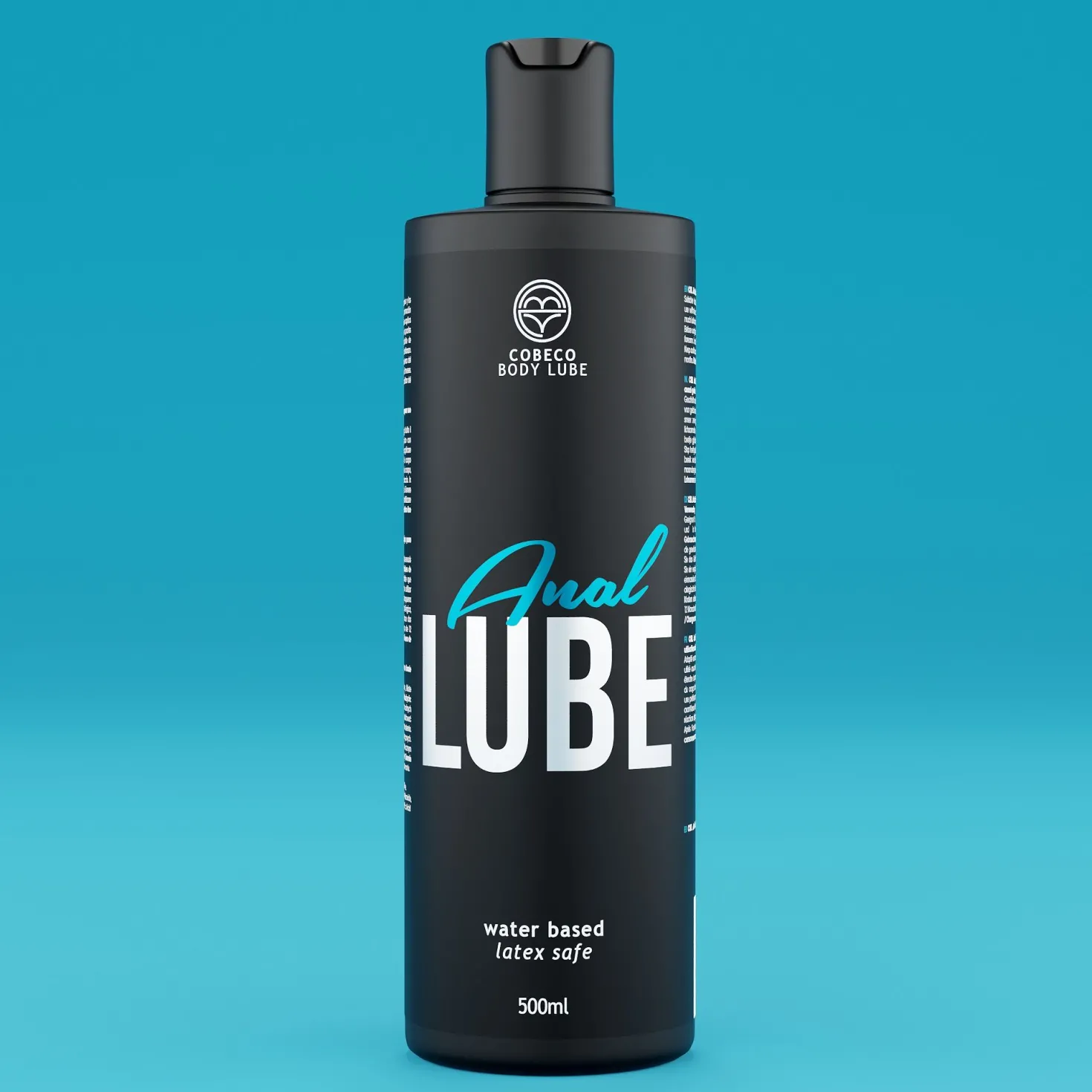 Bouteille de lubrifiant anal à base d'eau Cobeco 500 ml
