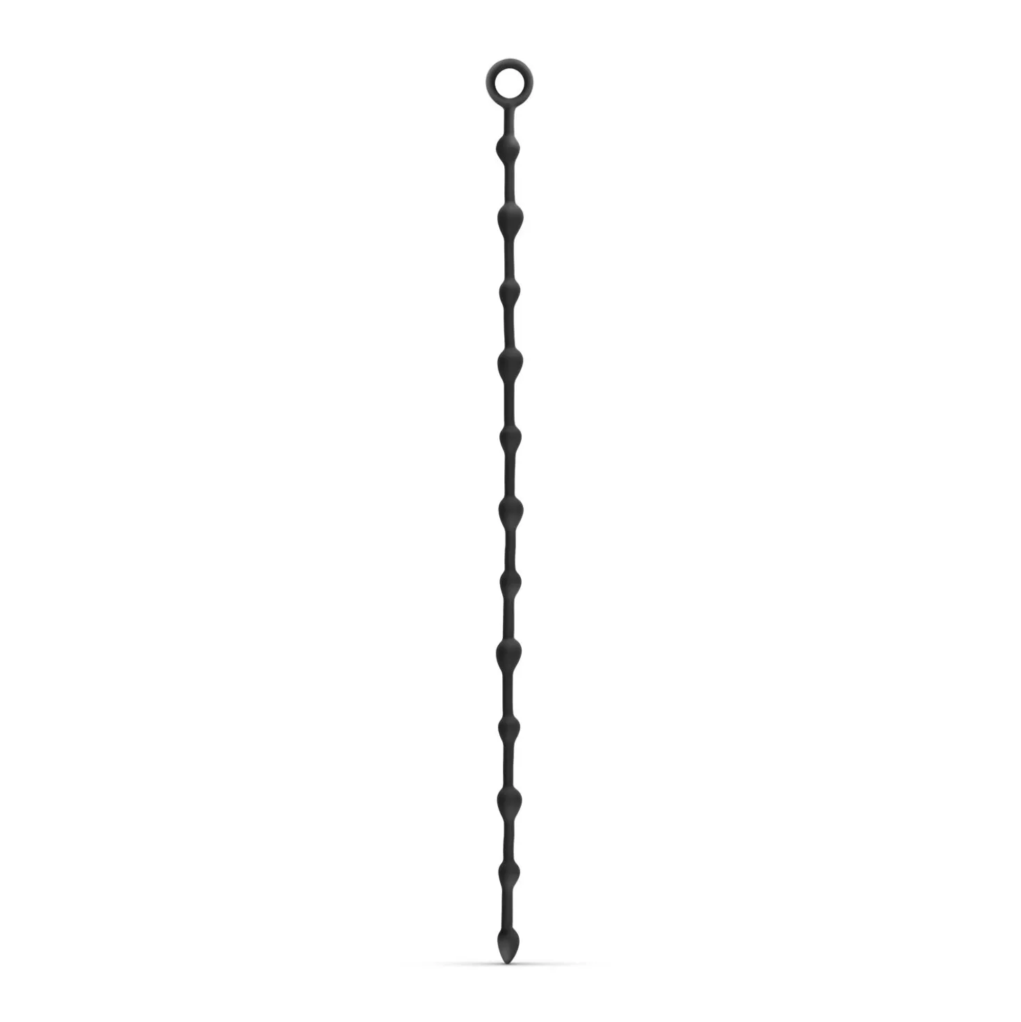 Chaîne de perles anales longue de 105 cm - Noir
