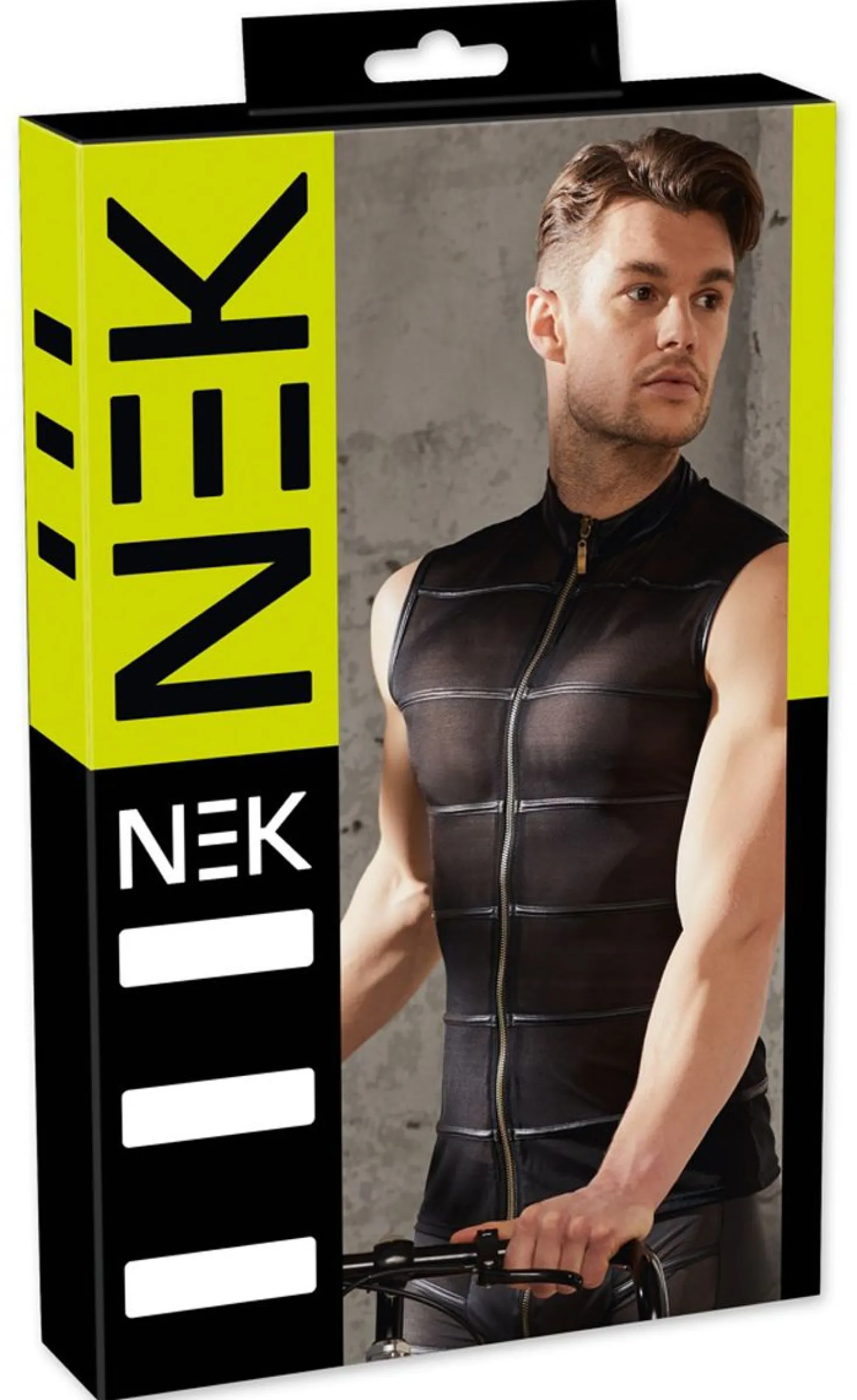 Chemise powernet avec rayures wetlook