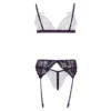 Christine - Axelle Ensemble 3p - Entrejambe & Cups Violet