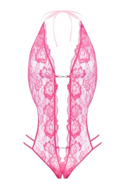 Christine - Body string ouvert à l'entrejambe