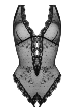 Christine - Crotchless Body Kim - Noir