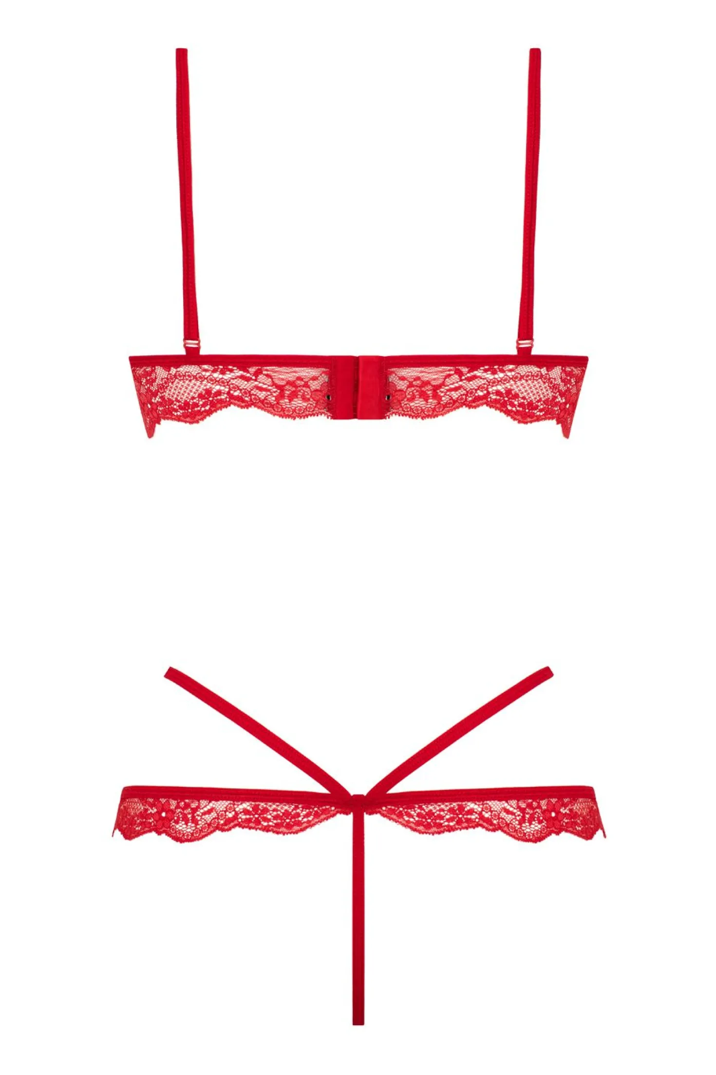 Christine - Ensemble en dentelle Marinka - rouge
