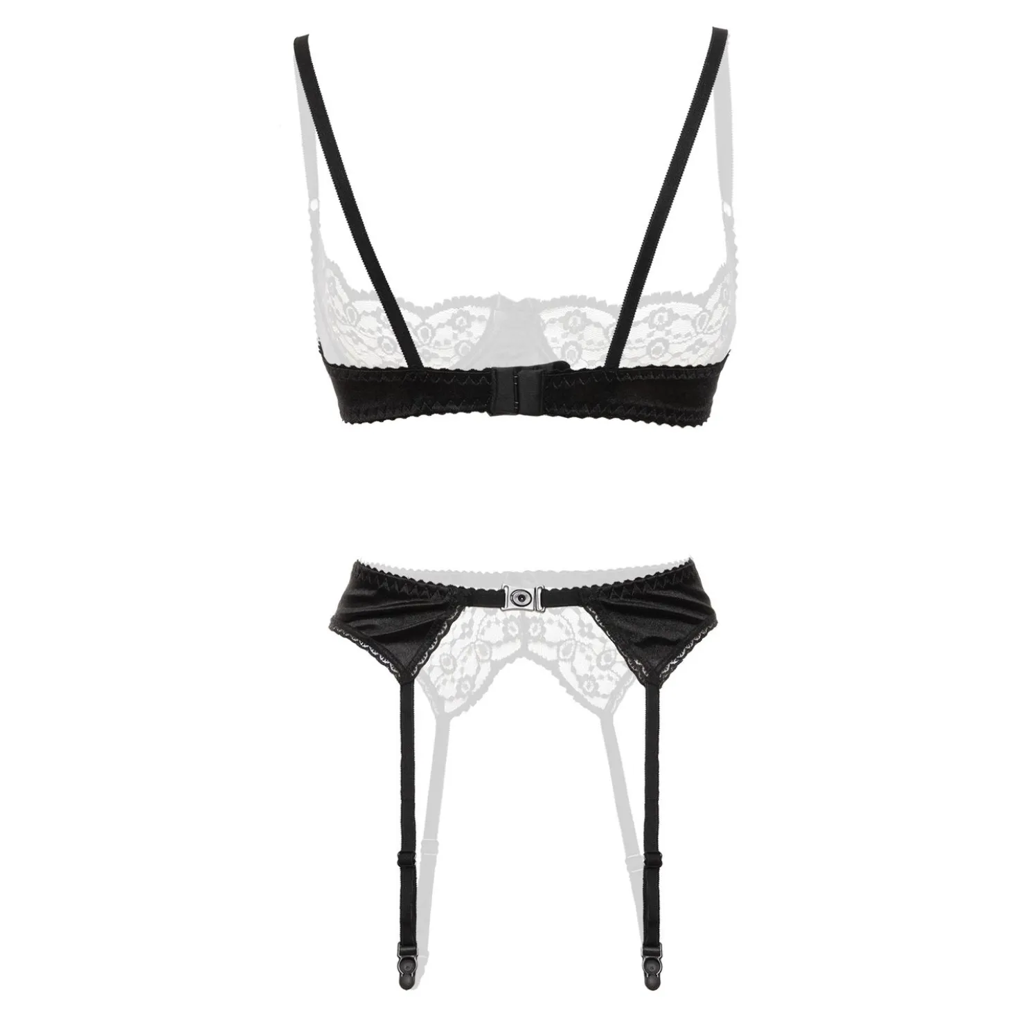 Christine - Ensemble soutien-gorge 3 pièces Gush - Noir