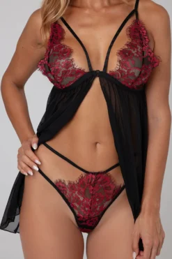 Christine - Nuisette avec string