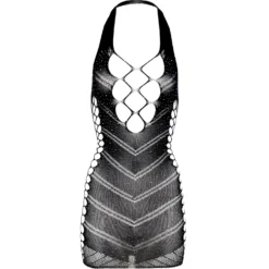Christine - Robe Glitter - Noir