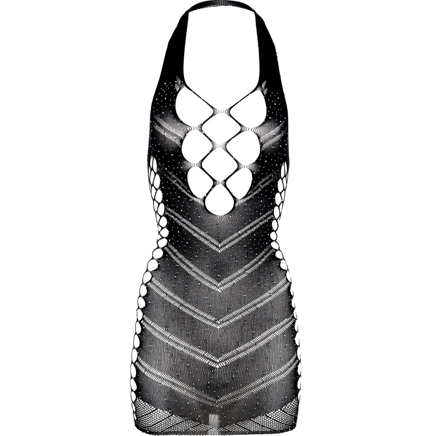 Christine - Robe Glitter - Noir