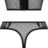 Christine - Tiara Mi-corset et string