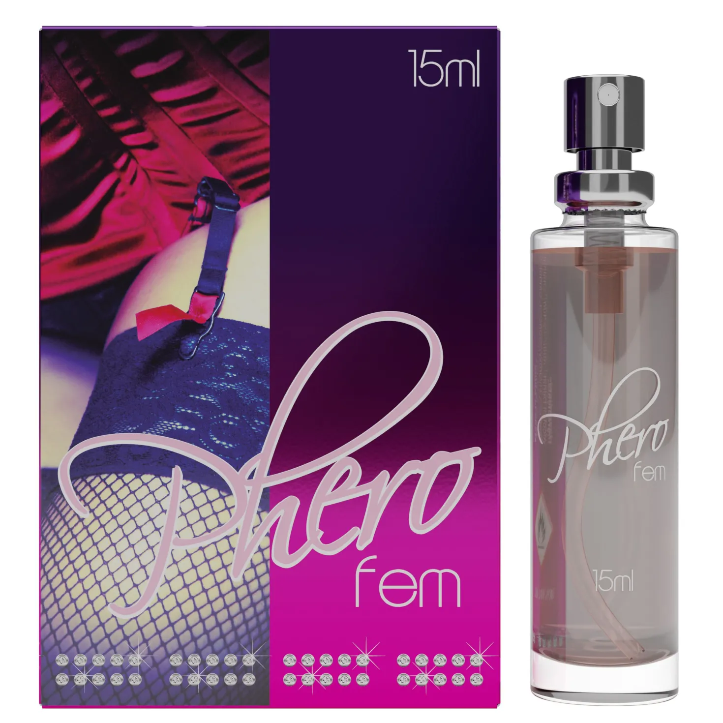 Cobeco Pharma - Eau de toilette aux phéromones Pherofem - 15 ml