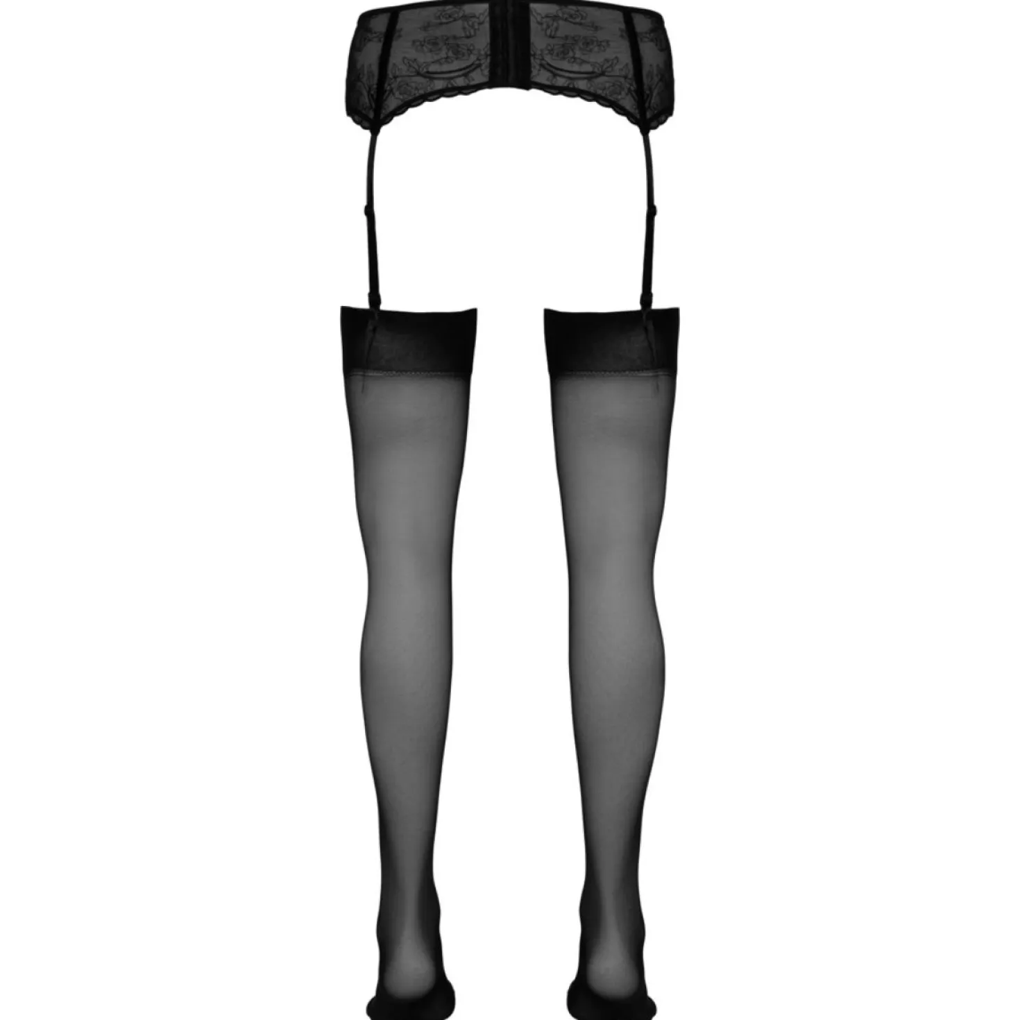 Cottelli Collection - Bas pour Porte-Jarretelles - Noir