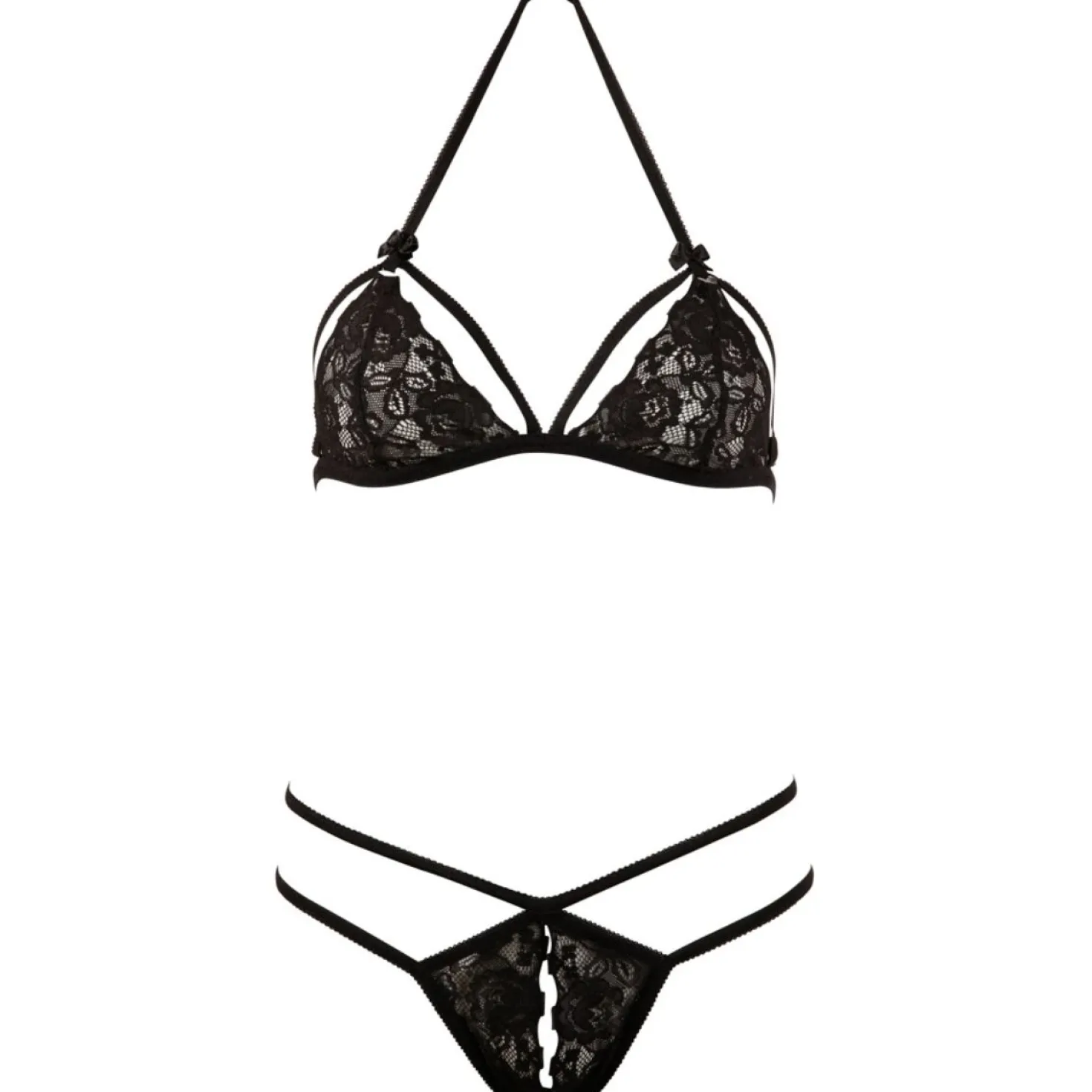 Cottelli Collection - Ensemble en dentelle - Noir