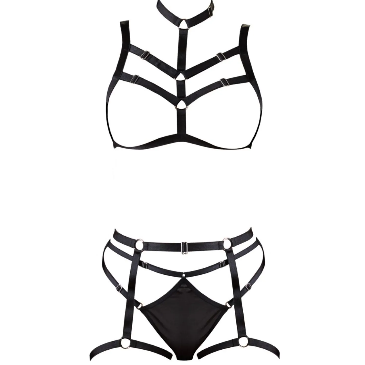 Cottelli Collection - Ensemble de bondage - Noir