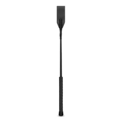 Cravache courte en simili-cuir - Noir