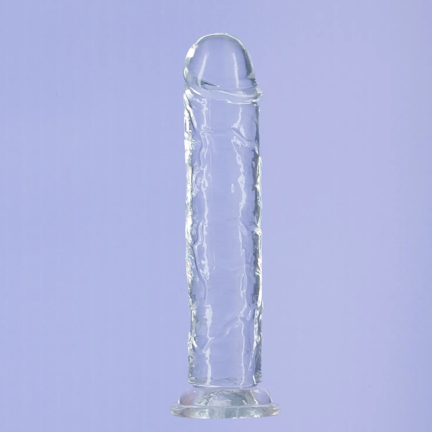 Crystal Addition - Dildo Réaliste Transparent - 20 cm