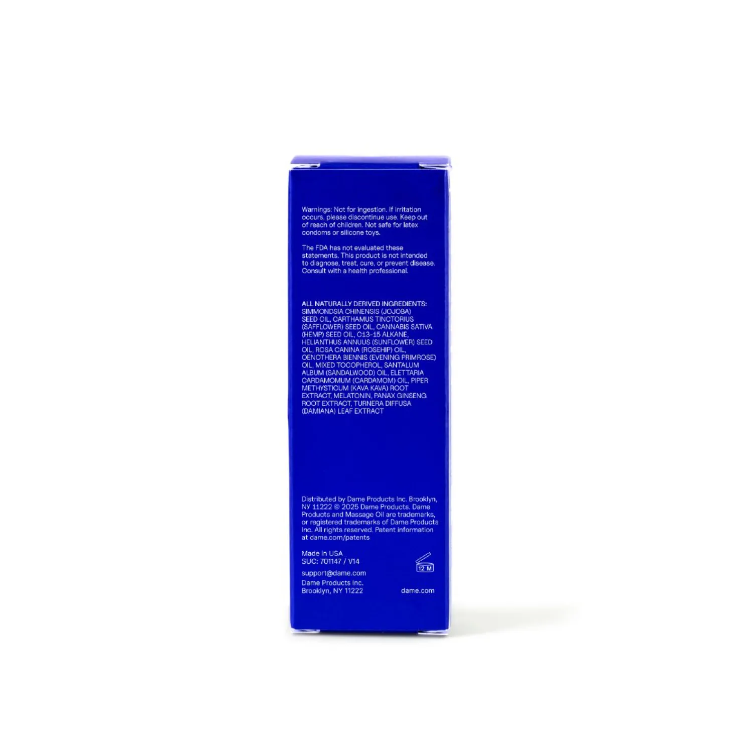 Dame Products - Huile de Massage Érotique - 60ml
