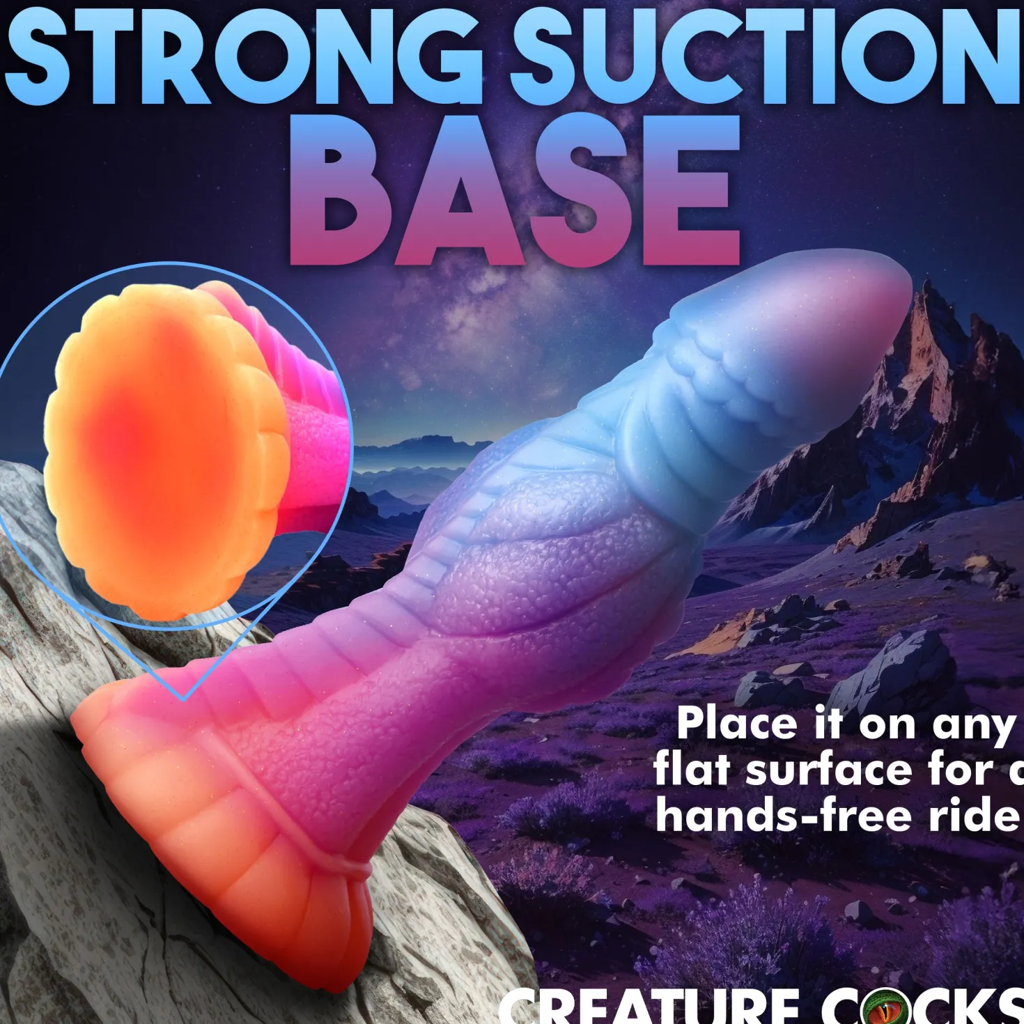 Dildo Alien Luminescent dans le Noir
