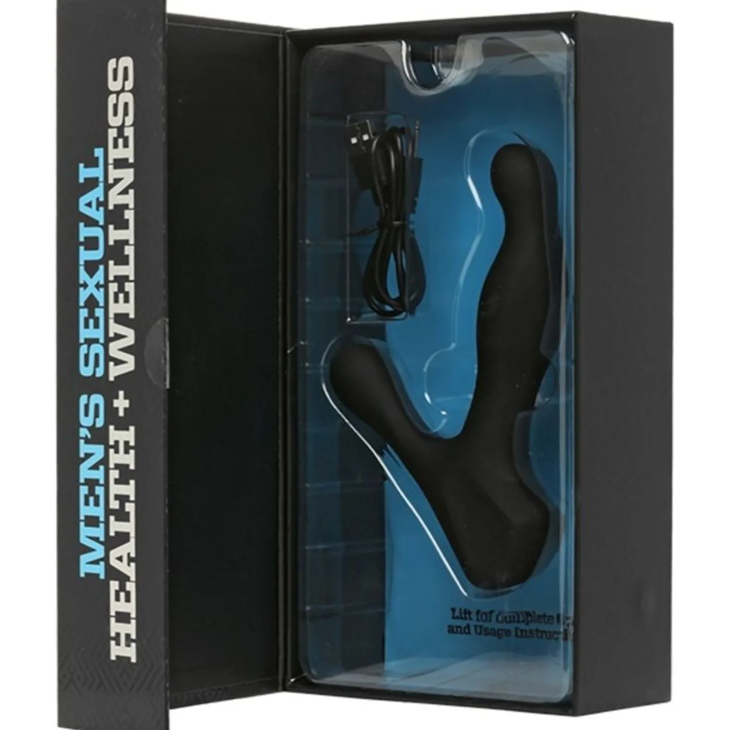 Doc Johnson - OptiMALE P-Masseur avec Rimming - Noir