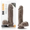 Dr. Skin - Godemiché avec ventouse Mr. Magic 9" - Chocolat