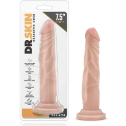 Dr. Skin - Godemiché réaliste avec ventouse - Beige