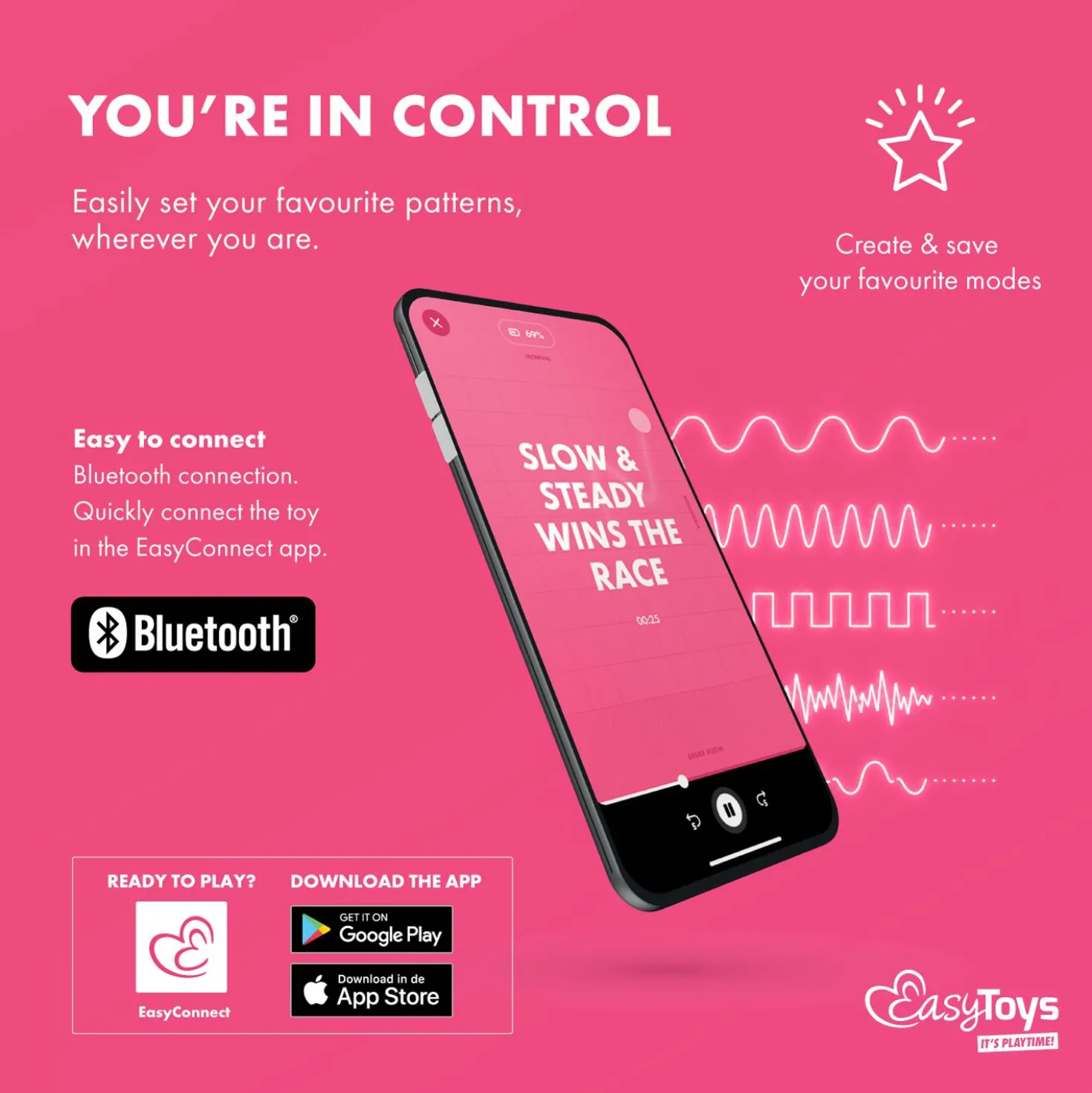 EasyConnect - Plug anal vibrant Axel contrôlé par application