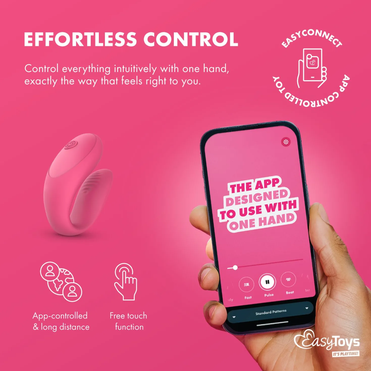 EasyConnect - Vibromasseur pour couples Orio contrôlé par application