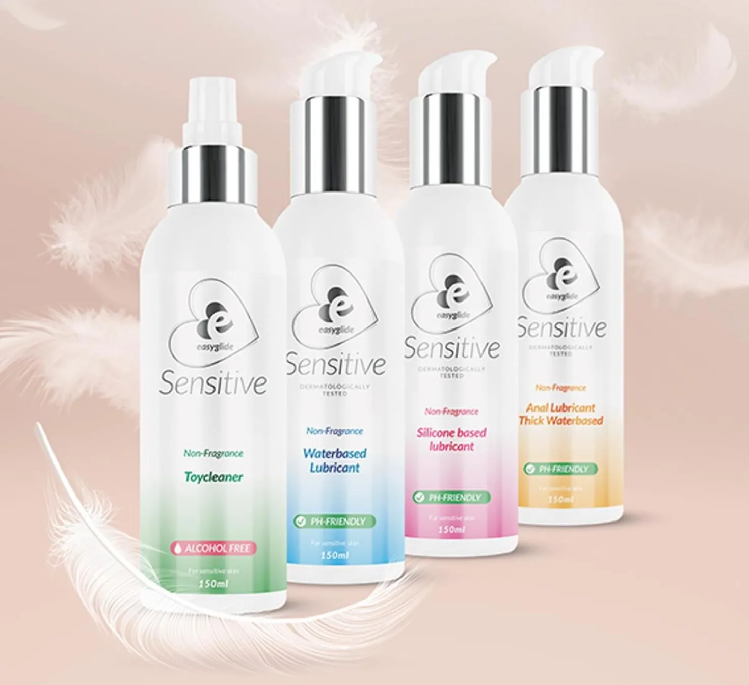 EasyGlide - Lubrifiant à base d'eau pour peaux sensibles - 150 ml