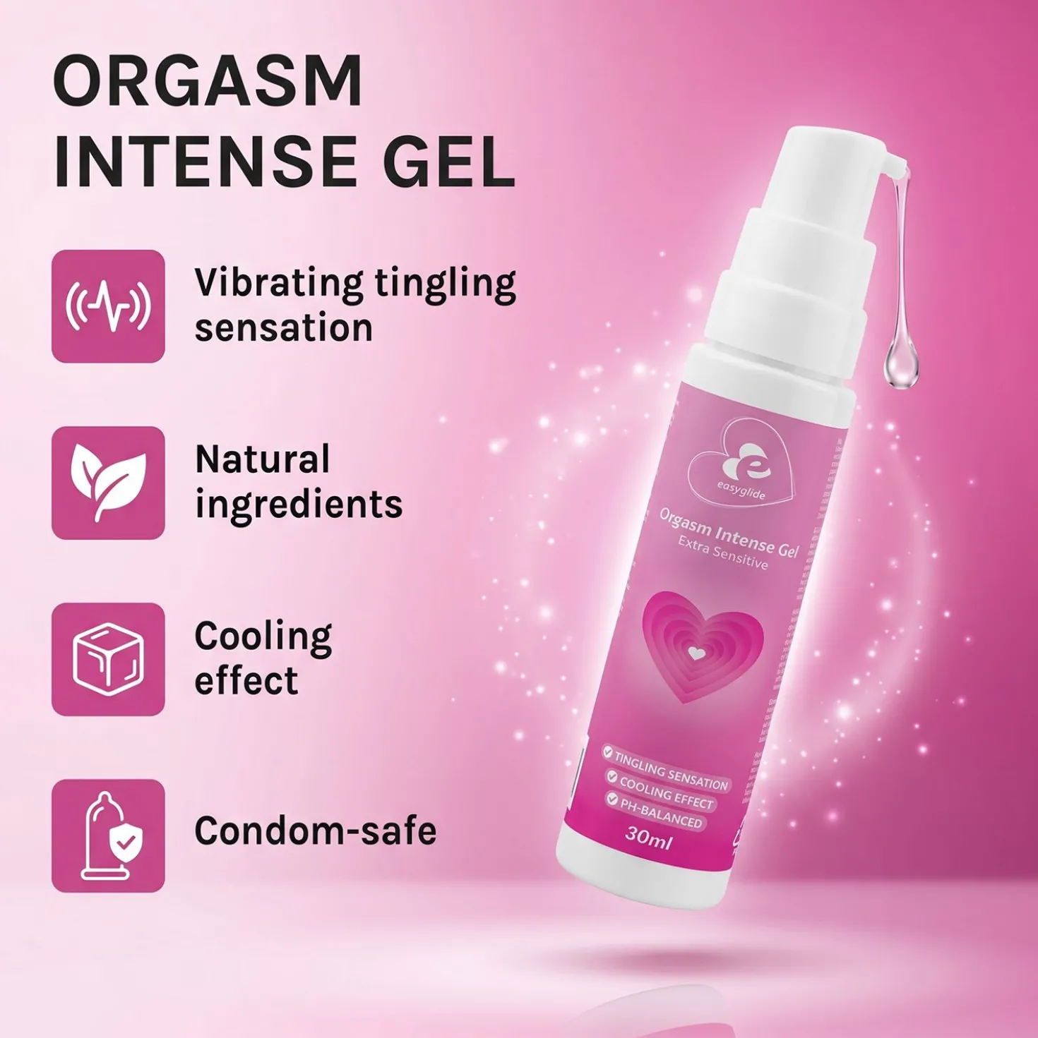 EasyGlide - Orgasm Intense Gel - 30 ml