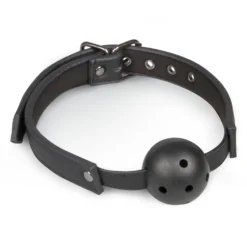 Easytoys Fetish - Ball gag met PVC bal - zwart