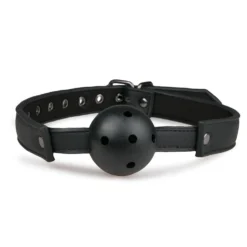 Easytoys Fetish - Ball gag met PVC bal - zwart