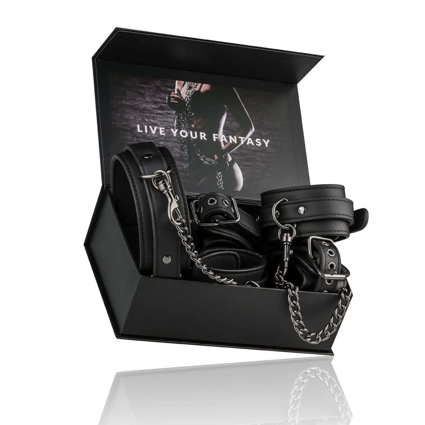 Easytoys Fetish - Bondage Set - Collier Menottes et Chevilles