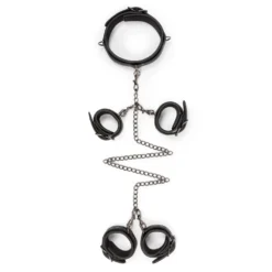 Easytoys Fetish - Bondage Set - Collier Menottes et Chevilles