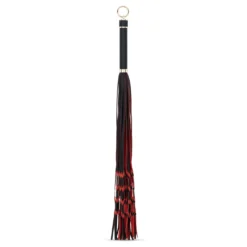 Easytoys Fetish - Flogger 64 cm - Rouge et Noir