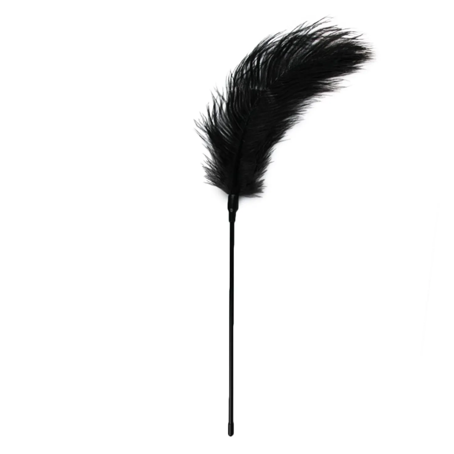 Easytoys Fetish - Fouet à plumes noir