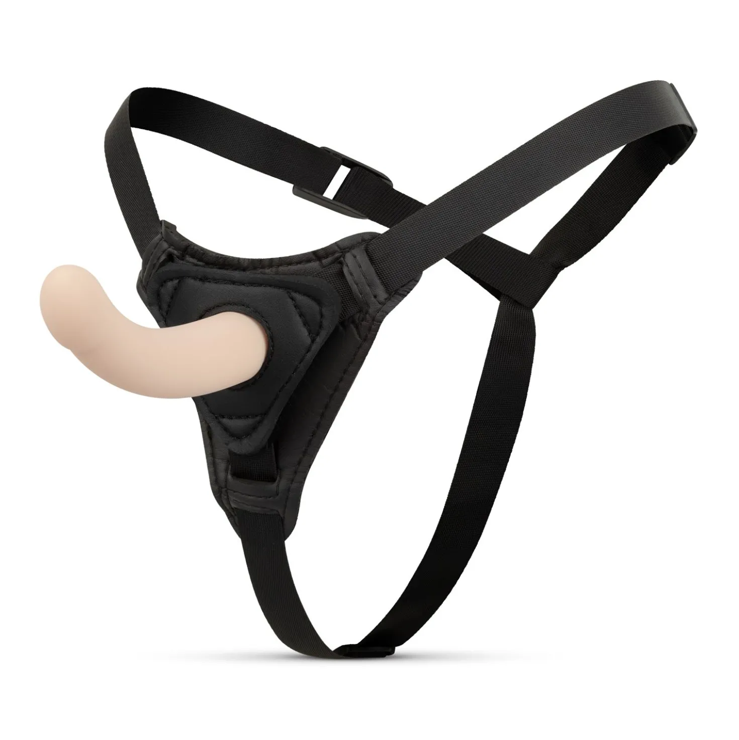 Easytoys Fetish - Gode ceinture avec harnais - Courbé