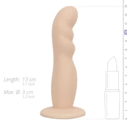 Easytoys Fetish - Gode ceinture avec harnais - Noir/Beige