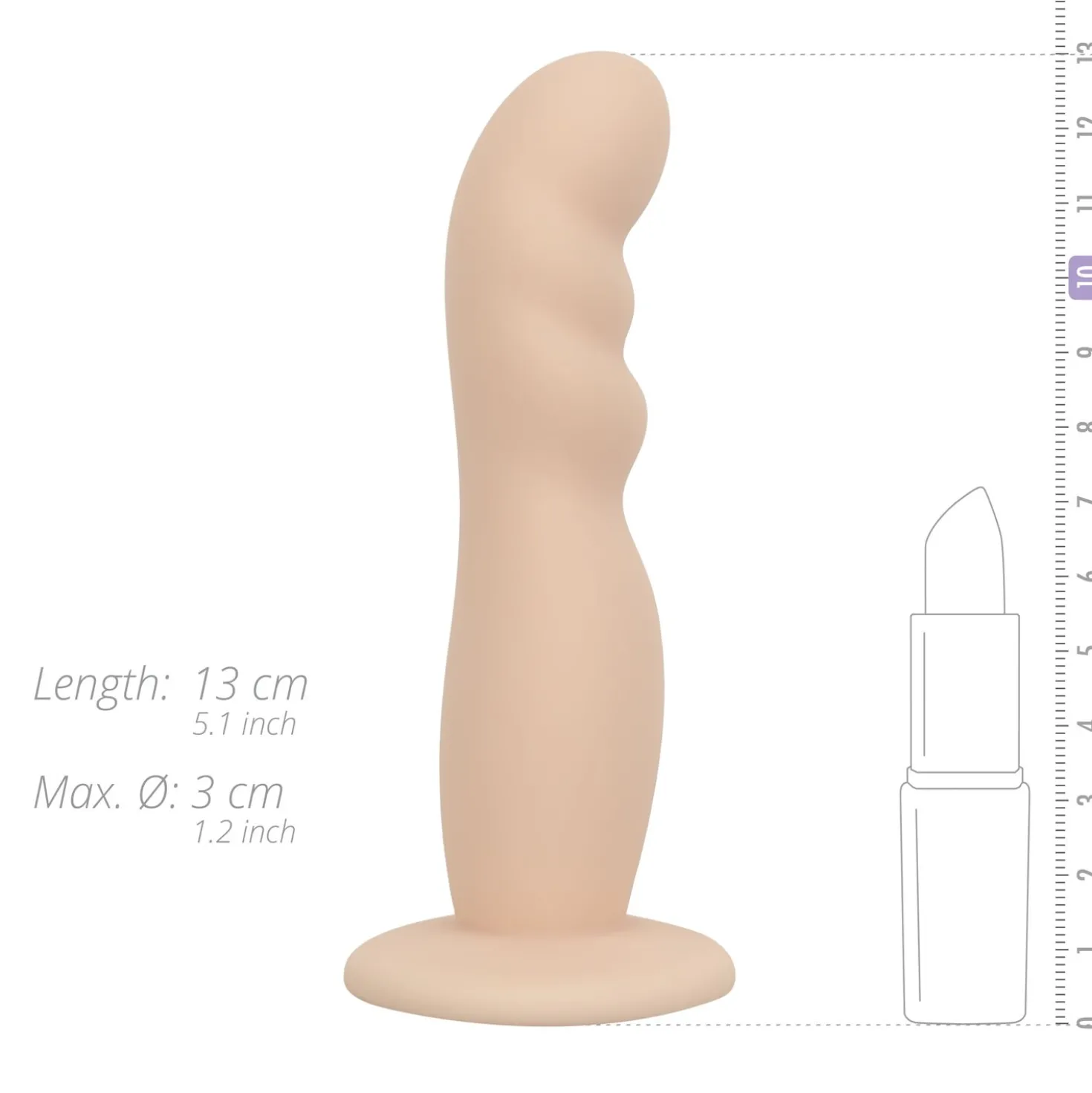 Easytoys Fetish - Gode ceinture avec harnais - Noir/Beige