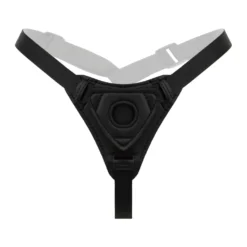 Easytoys Fetish - Gode ceinture harnais en silicone - Noir