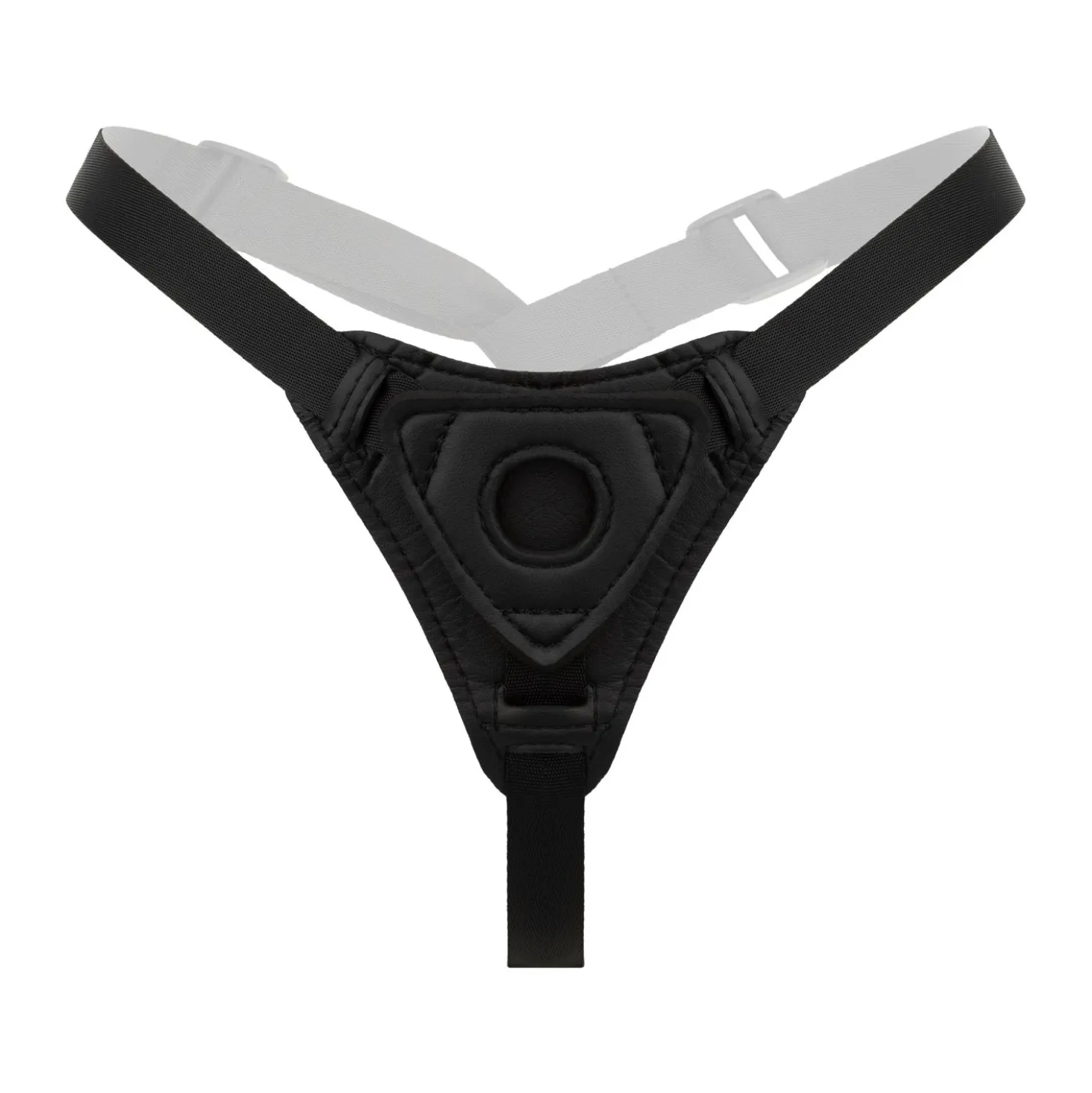 Easytoys Fetish - Gode ceinture harnais en silicone - Noir