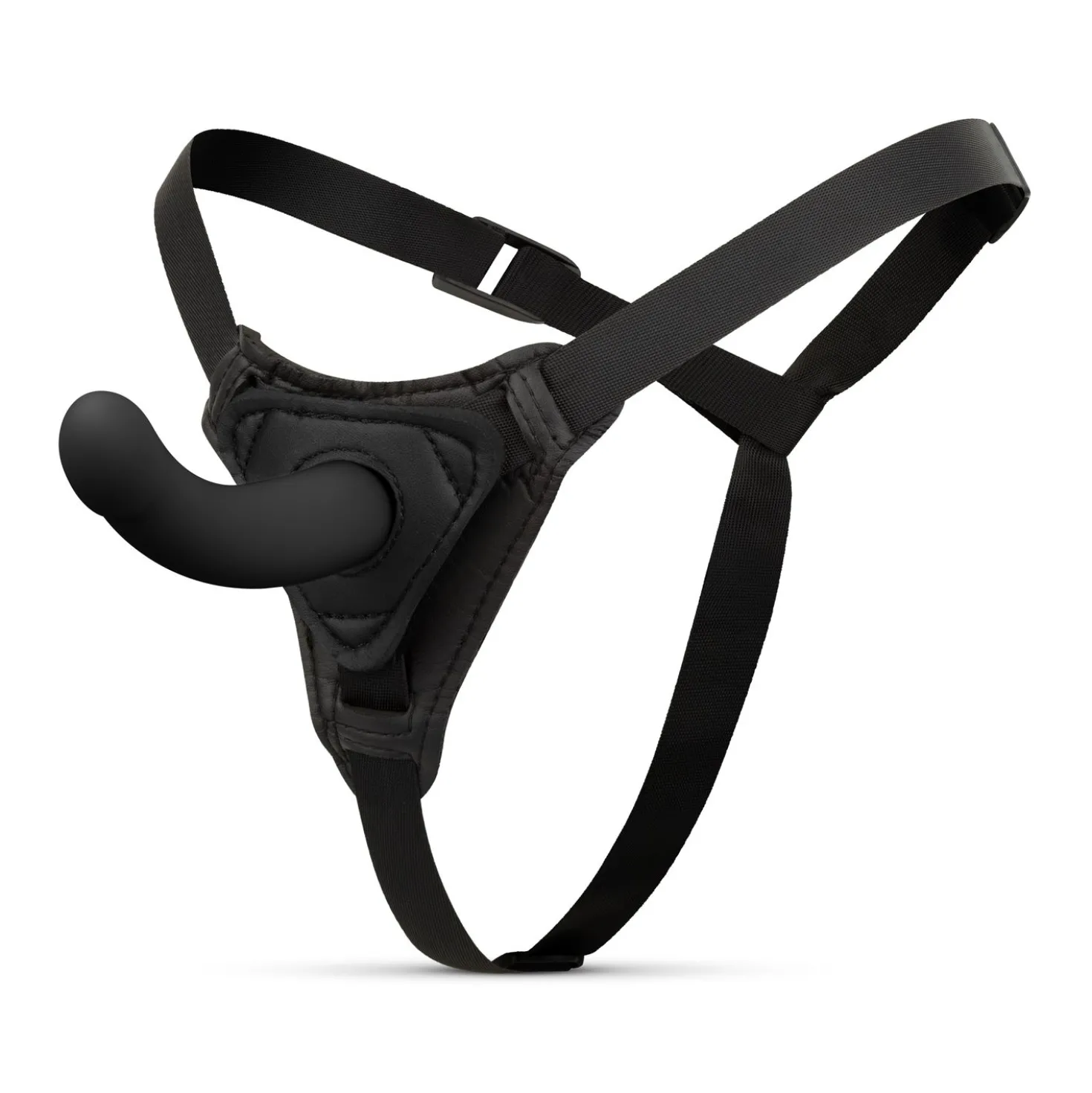 Easytoys Fetish - Gode ceinture lisse - Noir