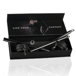 Easytoys Fetish - Set avec barre d'extension et menottes - Noir