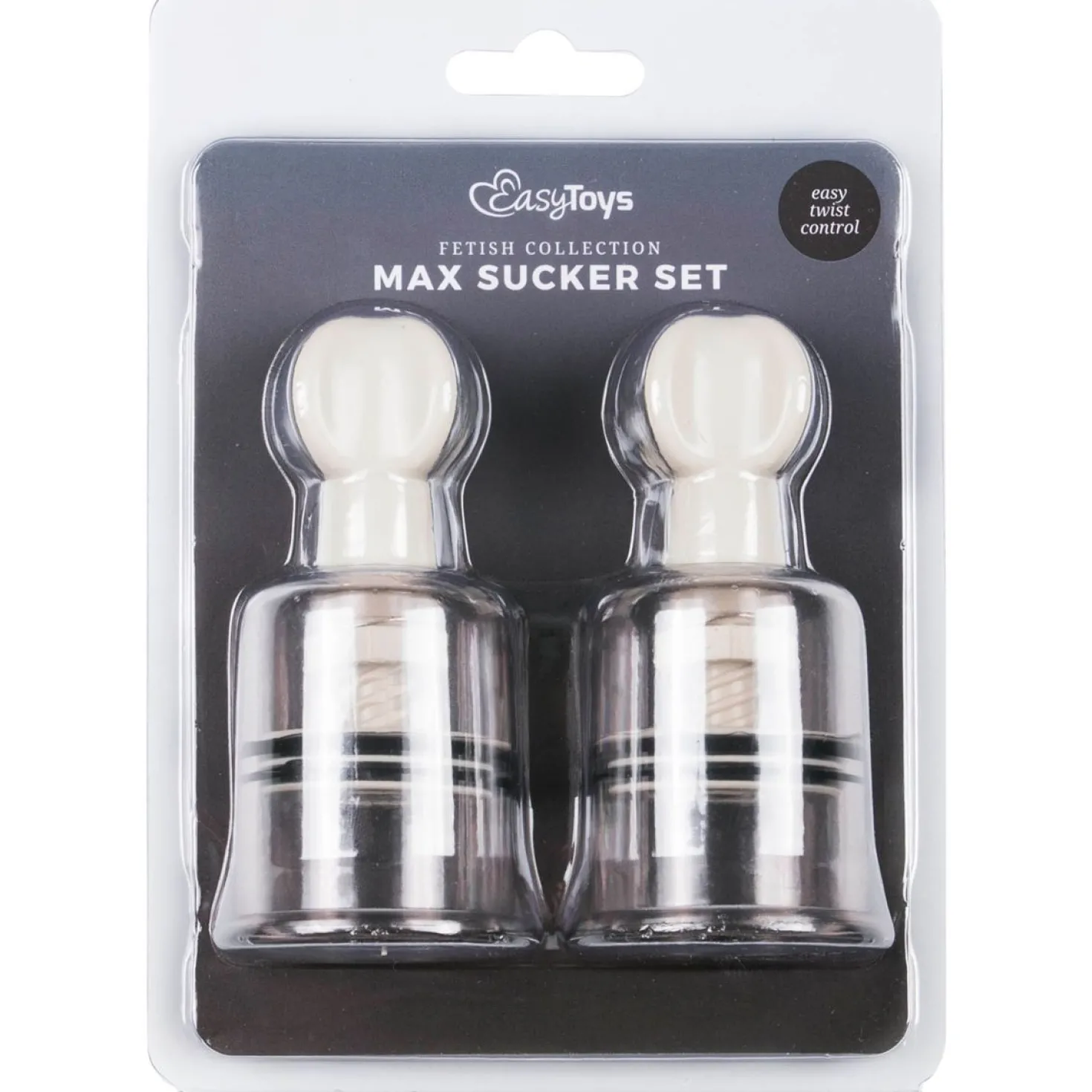 Easytoys Fetish - Tepelzuigers 2 Stuks - Medium